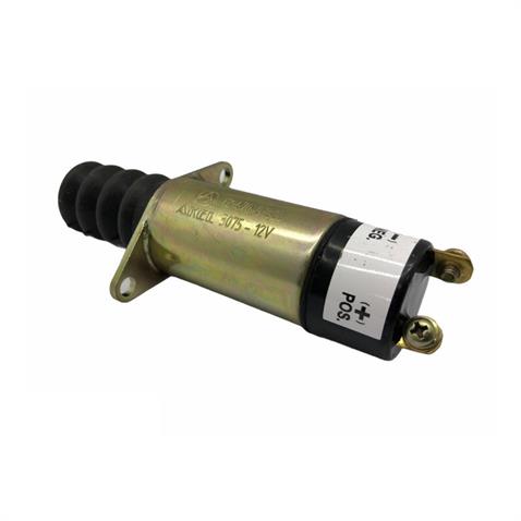 12V STOP SELENOİDİ KULAKLI (2 ÇIKIŞ) (PLT) CATERPILLAR-YANMAR MOTOR