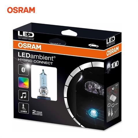 OSRAM 12V HB3 AMPUL (7 RENKLİ LED AMBİYANS--SESE DUYARLI-BLUETOOTH)