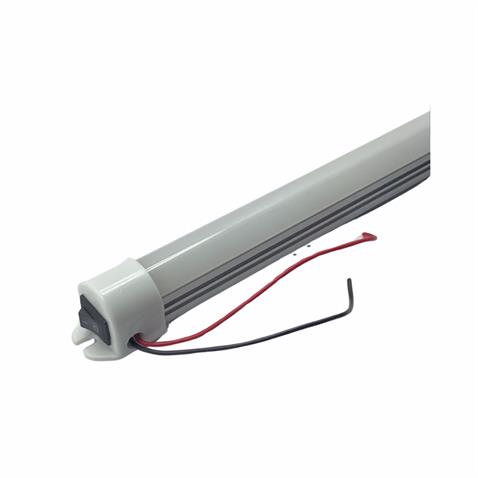 24V FLORESAN TAVAN LAMBASI LEDLİ BEYAZ (BUZLU CAM) ANAHTARLI (50 CM)