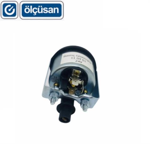 ÖLÇÜSAN 24V YAĞ SAATİ 10 BAR 52 MM