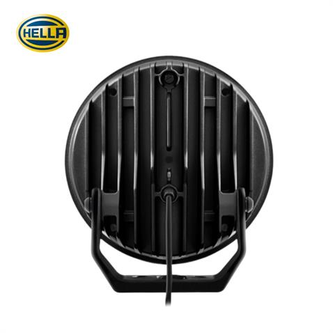 HELLA 12V-24V LED LAMBA OFF-ROAD YUVARLAK (KROM ÇERÇEVE) 3000 SARI-BEYAZ (220 MM)