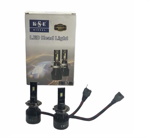 KSE DIESEL 9V-32V H7 CSP LED XENON FAR AMPUL SETİ 6500K 8000 LÜMEN