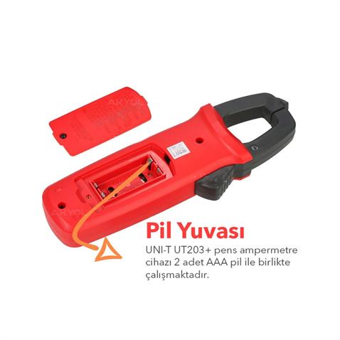 UNI-T 600V DİJİTAL EL TİPİ PENSAMPERMETRE (AC/DC KAÇAK ÖLÇER) (SES İKAZLI) 400A