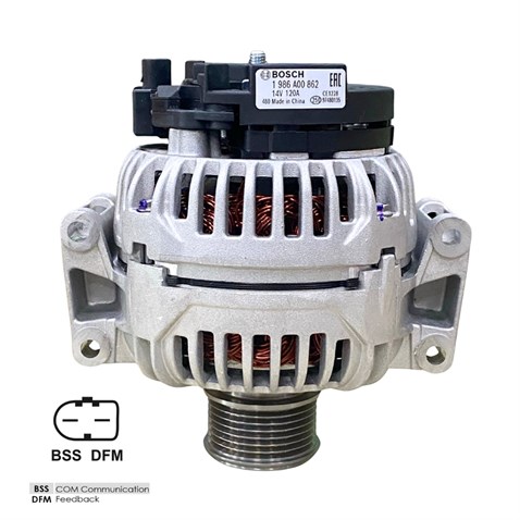 BOSCH 12V ALTERNATÖR DİNAMO 120 A (BSS-DFM) MERCEDES C/CLC/CLK/E/SLK SERİSİ/SPRINTER