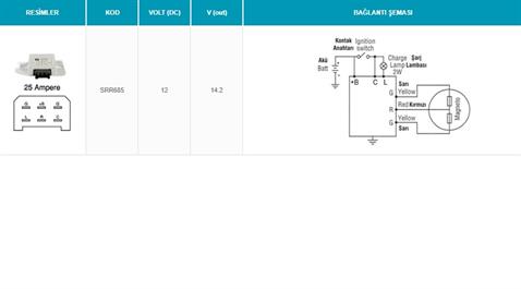 12V ELEKTRONİK KONJEKTÖR (SOKETLİ 6 FİŞ) (MANYETOLU) LOMBARDINI PAT PAT ÇAPA MAKİNASI