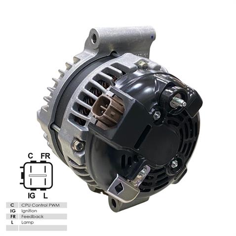 DENSO 12V ALTERNATÖR DİNAMO 105 A (C-IG-FR-L) (4 FİŞ) HONDA ACCORD VII/CIVIC VIII/CR-V II