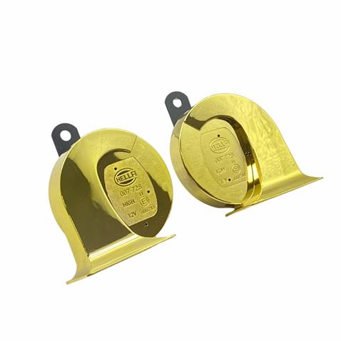 HELLA 12V DADAT KORNA 60W 112 dB 410/510 HZ (2 FİŞLİ) (ALTIN RENGİ) TAKIM TE30