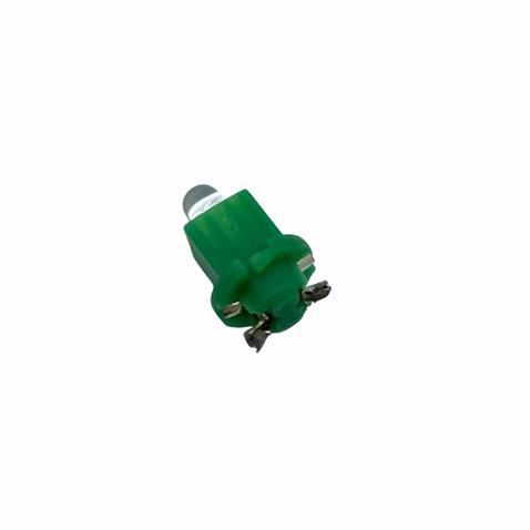 12V DUYLU GÖSTERGE AMPULÜ DİPSİZ 1.2 W YEŞİL (ARKADAN TIRNAK)