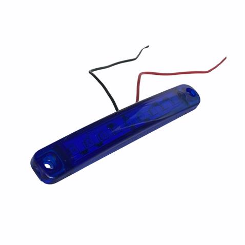 12V-24V PARMAK LAMBA 9-LEDLİ MAVİ (99*14 MM)
