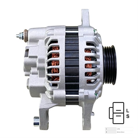 12V ALTERNATÖR DİNAMO 85 A (2 FİŞ) (L-S) HYUNDA ACCENT/EXCEL/SONATA-MITSUBISHI COLT/GALANT/LANCER
