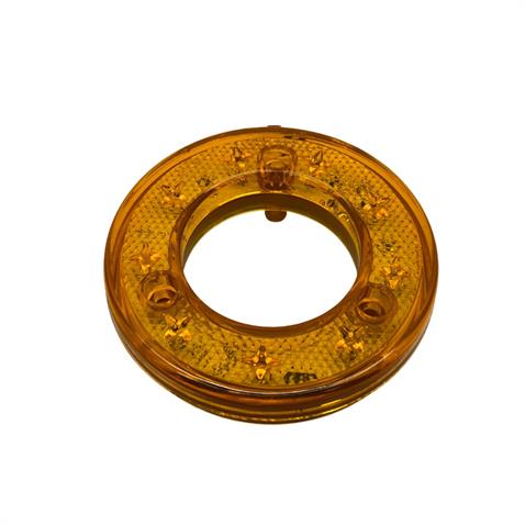 12-24V SİNYAL LAMBASI (DİŞ) 9 LEDLİ SARI ISUZU TURKUAZ/NEOPLAN OTOBÜS (98 MM)