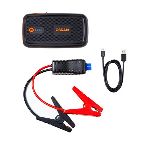 OSRAM 12V AKÜ TAKVİYE CİHAZI (BOOSTER) (1500A) (USB MICRO) (USB 2.4 A POWERBANK) (LED IŞIK)