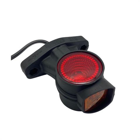 FRISTOM 12V-30V BOYNUZ TAKOZ LAMBASI KISA (LEDLİ) SARI-KIRMIZI-BEYAZ SAĞ E9