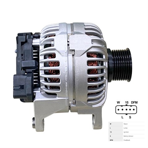 SEG 24V ALTERNATÖR DİNAMO 70 A (SOKETLİ 5 FİŞ) (W-L-15-S-DFM) IVECO EURO CARGO