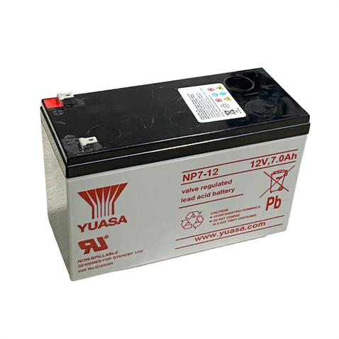YUASA 12V 7 AH AKÜ KURU TİP (KÜÇÜK FİŞLİ) (151*65*97.5) (2.65 KG) (NP7-12)