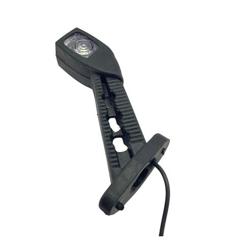 12V-24V DORSE DIŞ İŞARET BOYNUZ TAKOZ LAMBASI UZUN EĞRİ (LEDLİ) (SARI-KIRMIZI-BEYAZ)