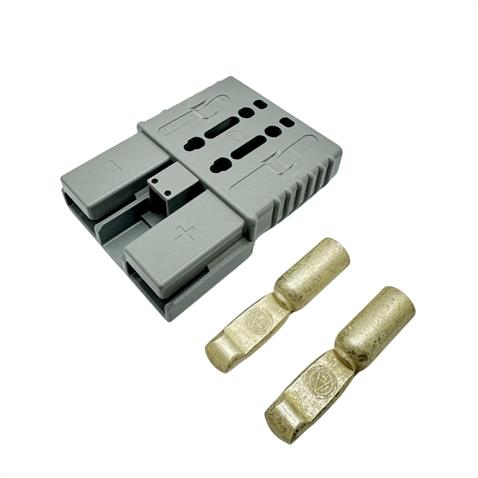 36V-150V ELEKTRİKLİ FORKLİFT AKÜ SOKETİ 160 A (35 MM/50 MM) (GRİ) (SBE160) (ÇAP:71 BOY:92 MM)