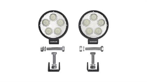 OSRAM 12V-24V OFF-ROAD ÇALIŞMA LAMBASI YUVARLAK (4 LEDLİ) 8W 6000K 550L (53 MT MESAFE) (75 MM) 2 AD
