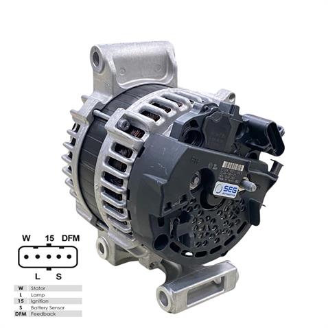 SEG 24V ALTERNATÖR DİNAMO 150 A (5 FİŞ SOKETLİ) (W-L-15-S-DFM) MERCEDES ACTROS 2011 >