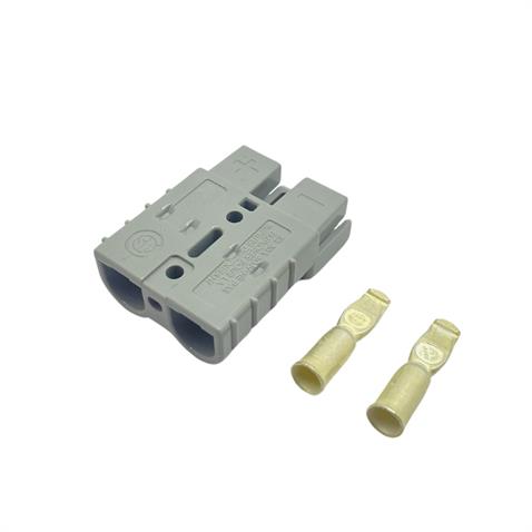 600V AKÜ SOKETİ 50A (GRİ) (ÇAP:36 BOY:48 MM)