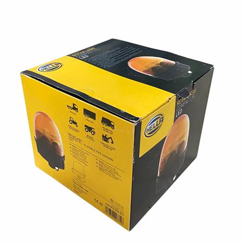 HELLA 9V-32V ÇAKAR TEPE LAMBA LEDLİ SARI (BORU TİP) (141*204 MM)