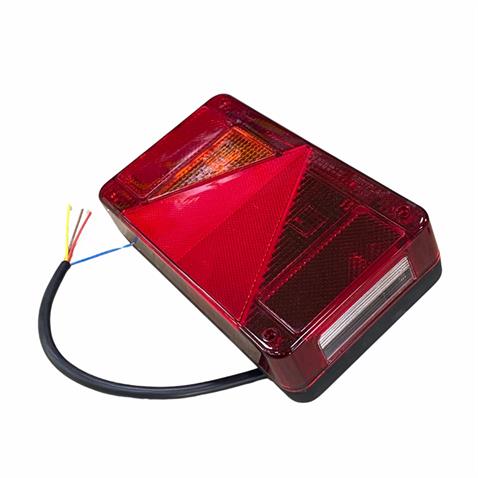 STOP LAMBASI (5 FONKSİYONLU) (240*142 MM) İNGİLİZ KARAVAN-DORSE SOL