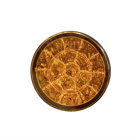 12V SİNYAL LAMBASI (16 LEDLİ) (YUVARLAK 98 MM)