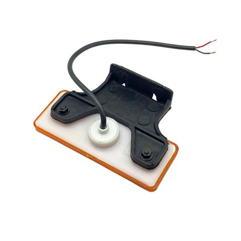 12V-24V YAN SİNYAL LAMBASI DORSE SİDE MARKER SARI (4 LEDLİ) (110*42 MM) E7