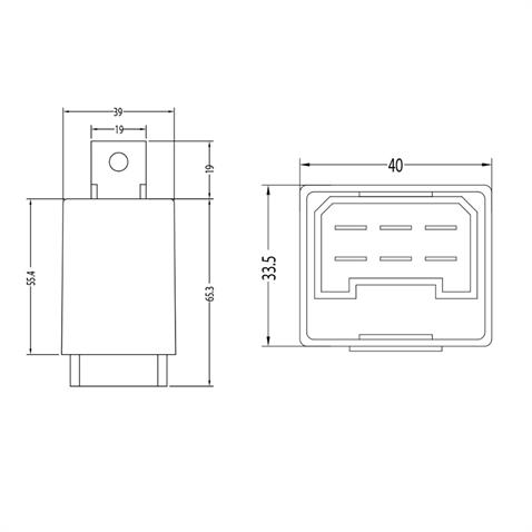 SANEL 12V FLAŞÖR 6 UÇLU FIAT TRAKTÖR-MF TRAKTÖR