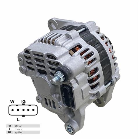 24V ALTERNATÖR DİNAMO MITSUBISHI TİPİ 130 A (5 FİŞ SOKETLİ) (W-L-IG . .) FORD CARGO