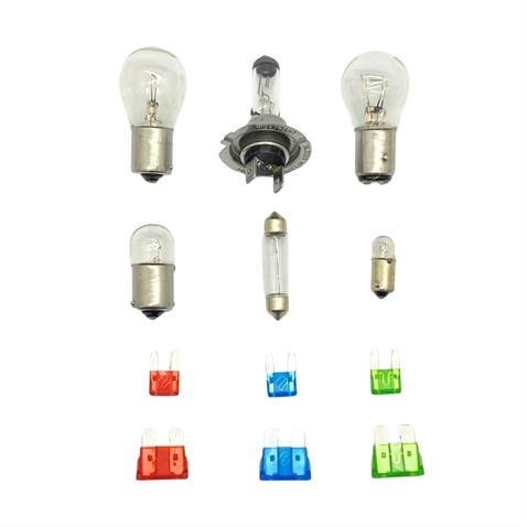 12V H7 AMPUL-SİGORTA ACİL SET (12 PARÇA)