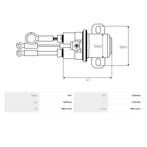 ZM 24V MARŞ YARDIMCI ARA OTOMATİK (KABLOLU) (ÇİFT ÇIKIŞ)