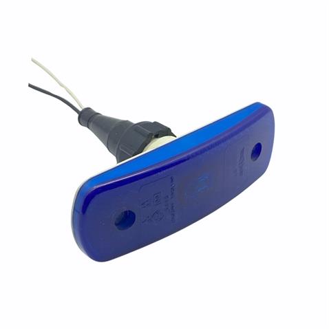 12V-24V YAN SİNYAL LAMBASI SİDE MARKER (LEDLİ) (MAVİ) (104*36 MM)