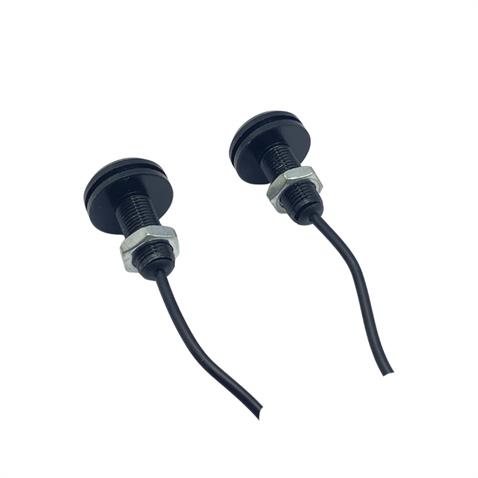 12V GÜNDÜZ SÜRÜŞ-AYNA ALTI LED BEYAZ (MERCEKLİ) (9/22 MM) (2 AD)
