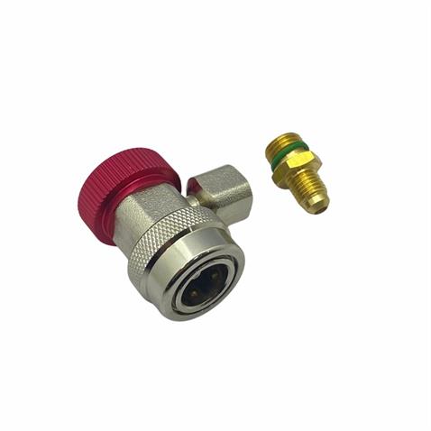 ARAÇ KLİMA GAZI DOLUM VANASI-JAKI YÜKSEK BASINÇ (KIRMIZI) R134A