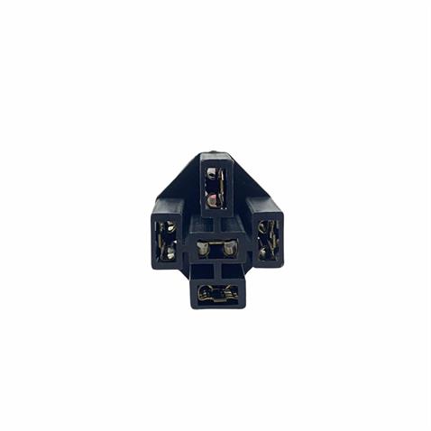 RÖLE SOKETİ (RÖLE YUVASI) 5 UÇLU SİYAH (5 KABLOLU) (HELLA TİPİ)