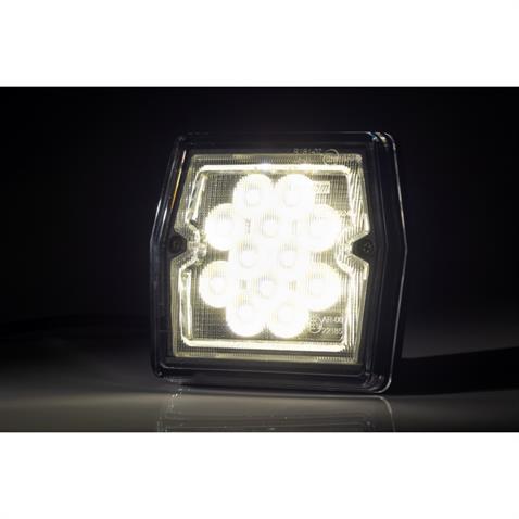 FRISTOM 12V-24V GERİ VİTES LAMBASI BEYAZ (LEDLİ) (100*93 MM) E9