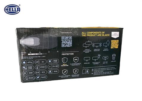 HELLA 10V-30V LED BAR OFF-ROAD 30W 5700K 2000 LÜMEN (GENİŞ AÇI) (6 LEDLİ) (157*60*50 MM)