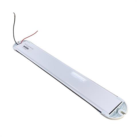 24V FLORESAN TAVAN LAMBASI ANAHTARLI BEYAZ (LEDLİ) (380*50*15 MM)