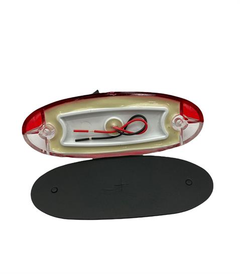 12V-24V TAMPON İZ LAMBASI-PLAKA LAMBASI 18 LEDLİ (KIRMIZI-BEYAZ) UNIVERSAL