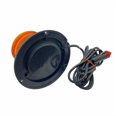 12V-110V ÇAKAR TEPE LAMBA MIKNATISLI ÇAKMAK FİŞLİ 18 LEDLİ SARI (FONKSİYONLU) (130*90 MM)