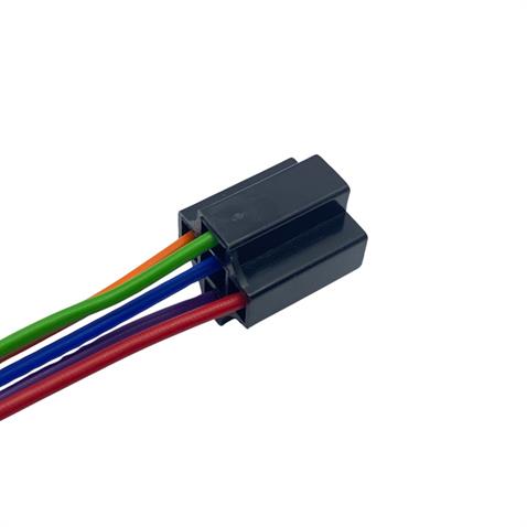 RÖLE SOKETİ (RÖLE YUVASI) 5 UÇLU SİYAH (5 KABLOLU) (1.5 MM KABLOLU)