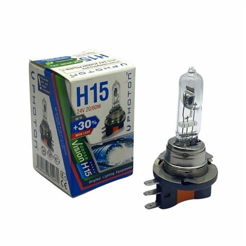 PHOTON 24V H15 AMPUL 20/60W +%30 FAZLA IŞIK