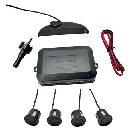 PARK SENSÖRÜ SES İKAZLI+OVAL GÖSTERGELİ E44 (KONUŞAN) (22 MM) SİYAH