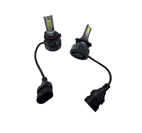 12V-24V HB3 9005 XENON LED FAR AMPUL SETİ 10.000K 8000 LÜMEN COB LED (BUZ MAVİ)