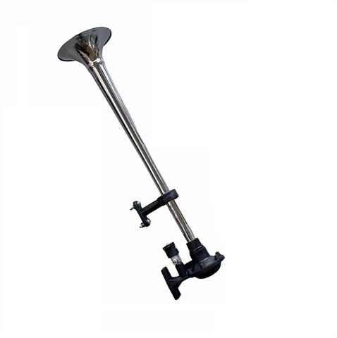 12V-24V HAVALI KORNA TEKLİ KROM 637 MM (MARİN)