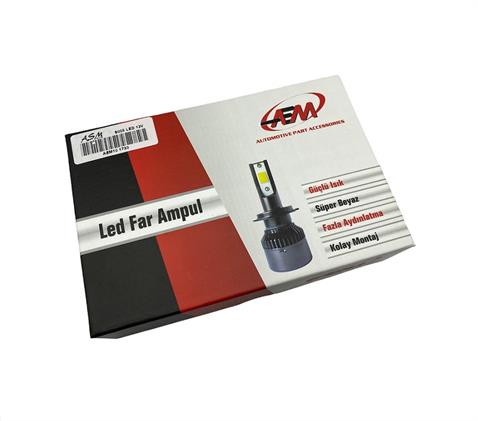 12V HB3 9005 CSP LED XENON FAR AMPUL SETİ 6000K 8000 LÜMEN