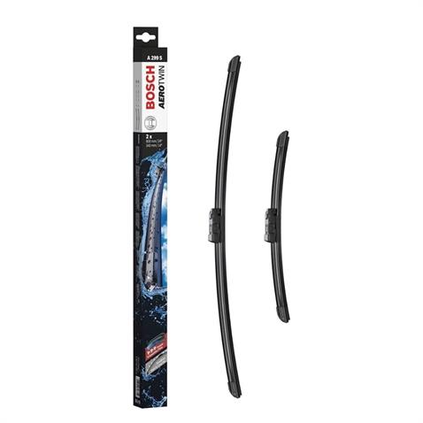 BOSCH SİLECEK SÜPÜRGESİ 600/340 MM AEROTWIN (A299S) FIAT 500-FORD KA-RENAULT ZOE-OPEL MOKKA