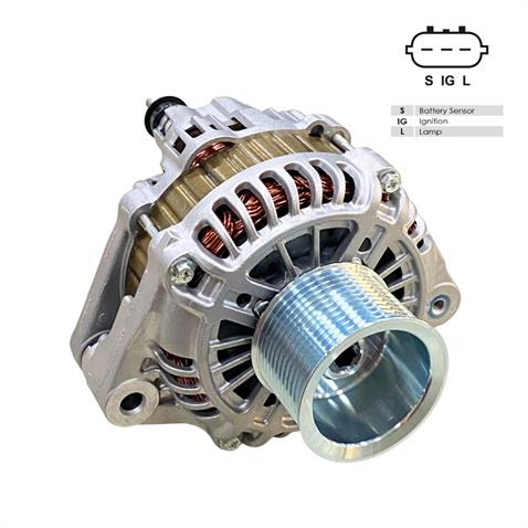 MITSUBISHI 24V ALTERNATÖR DİNAMO 90 A (3 FİŞ) (S-IG-L) FORD CARGO-IVECO EUROSTAR/EUROTECH/STRALIS