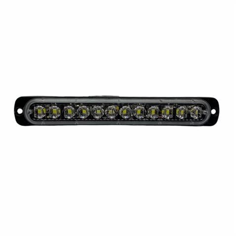 9V-36V 12 LED MİNİ BAR OFF-ROAD FONKSİYONLU ÇAKAR BEYAZ (190*28 MM)